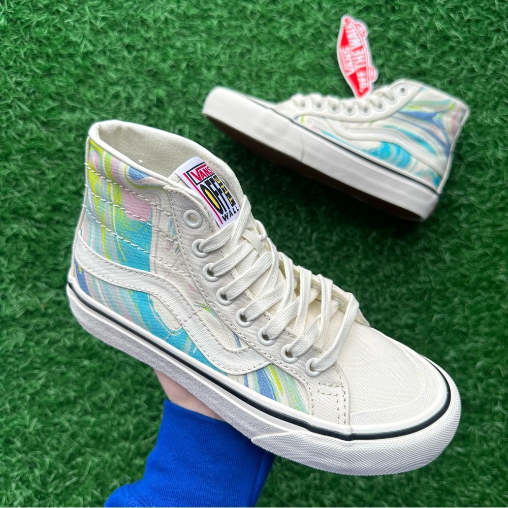 Vans Sk8 Hi 138 Decon Resin Swirl Marshmallow - Picture 2 of 10